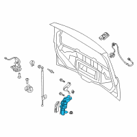 OEM 2015 Lincoln MKT Lift Actuator Diagram - DE9Z-14B351-A