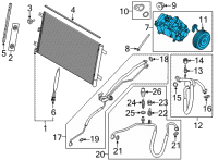 OEM 2022 Ford F-150 COMPRESSOR ASY Diagram - ML3Z-19703-C