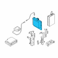 OEM 2005 BMW 325xi ABS Control Module Diagram - 65906905921