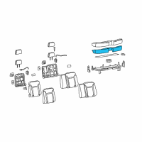 OEM 2005 Chevrolet Colorado Seat Cushion Pad Diagram - 89039558