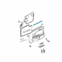 OEM Saturn Belt Weatherstrip Diagram - 15235720