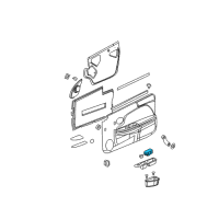 OEM 2003 Saturn Ion Window Switch Diagram - 22664399