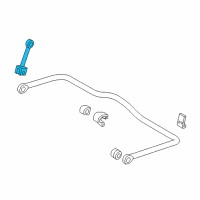 OEM 2005 Dodge Sprinter 2500 Link-SWAY Bar Diagram - 5104058AA