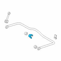 OEM 2006 Dodge Sprinter 2500 Bracket-SWAY Bar Diagram - 5132783AA