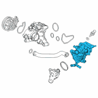 OEM 2019 Honda Accord Case, Thermostat Diagram - 19321-6B2-A52