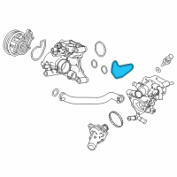 OEM 2017 Honda Civic Seal, Thermostat Case Diagram - 19322-RPY-G00