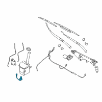 OEM 2007 Hyundai Entourage Level Switch-Windshield Washer Diagram - 98520-1F000