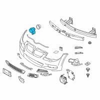 OEM 2009 BMW 335i Ultrasonic Sensor Diagram - 66-20-9-149-025