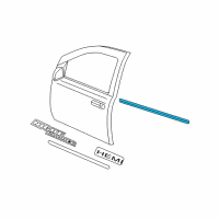 OEM 2004 Dodge Durango Seal-Front Door Diagram - 55362094AB