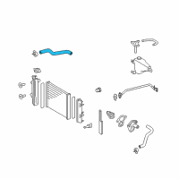 OEM Toyota 4Runner Upper Hose Diagram - 16571-75232