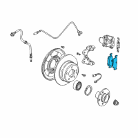 OEM 2007 BMW X3 Brake-Rear Pads Repair Kit Diagram - 34-21-3-403-241