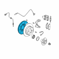 OEM BMW 330Ci Protection Plate Left Diagram - 34-21-1-166-107