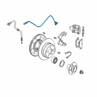 OEM 2008 BMW X3 Dxc Pulse Generator, Rear Diagram - 34-52-3-420-331