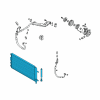 OEM 2022 Hyundai Veloster N Condenser Assembly-Cooler Diagram - 97606-K9000