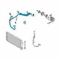 OEM Hyundai Veloster N Tube Assembly-Suction & Liquid Diagram - 97775-K9090