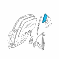 OEM 2004 Nissan Altima Weatherstrip-Rear Corner, RH Diagram - 82272-8J000