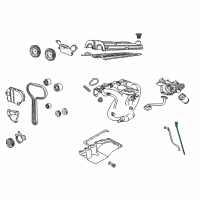 OEM 2000 Ford Focus Dipstick Diagram - YS4Z-6750-ZA