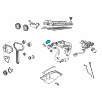 OEM 1999 Mercury Mystique Manifold Gasket Diagram - F8RZ-9461-AA