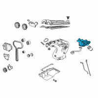 OEM 2000 Ford Focus Oil Pump Diagram - YS4Z-6600-AA