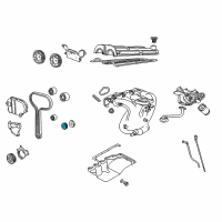 OEM 2004 Ford Escape Crankshaft Gear Diagram - F5RZ-6306-AB