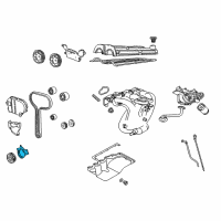 OEM 1999 Mercury Mystique Outer Timing Cover Diagram - F8CZ-6019-CA