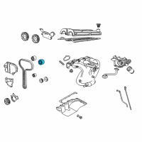 OEM Ford Timing Idler Diagram - XS4Z-6M250-BA