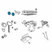 OEM 2018 Ford C-Max Timing Gear Set Diagram - 1S7Z-6256-AA