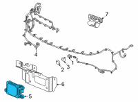 OEM Cadillac Escalade ESV Sensor Diagram - 85000046