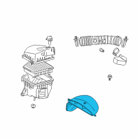OEM 2007 Lexus IS350 Inlet, Air Cleaner Diagram - 17751-31110