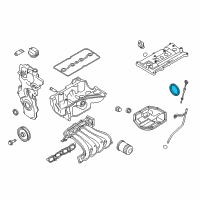 OEM 2014 Nissan Sentra Oil Seal-Crank Diagram - 12279-3HC0B