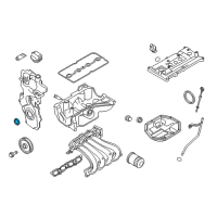 OEM Infiniti Seal-Oil, Crankshaft Front Diagram - 13510-1KC1A
