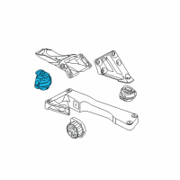 OEM BMW 535xi Engine Mount Right Diagram - 22-11-6-769-286