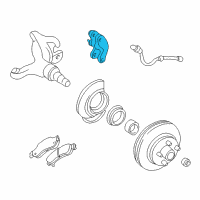 OEM 1985 Chevrolet Camaro Caliper Asm, Front Brake Diagram - 18060135