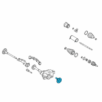 OEM GMC Sierra 1500 HD Outer Shaft Diagram - 26058813