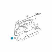 OEM 2004 Chevrolet Monte Carlo Mirror Switch Diagram - 19259979