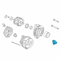 OEM 2008 Honda Accord Stay, Alternator Diagram - 31113-R70-A00