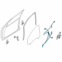 OEM 2016 Nissan NV2500 Regulator Assy-Door Window, LH Diagram - 80721-1PF0A