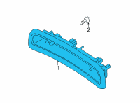 OEM Ford Bronco LAMP ASY - REAR - HIGH MOUNTED Diagram - M2DZ-13A613-A