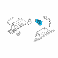 OEM 2013 Nissan 370Z Lens-CHOKE Lamp Diagram - 25380-1EA1A