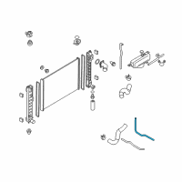 OEM Infiniti M56 Hose - Auto Transmission Oil Cooler Diagram - 21631-1MC0A