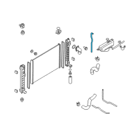 OEM 2013 Infiniti M35h Hose-RESERVER Tank Diagram - 21742-1MA0A