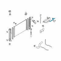 OEM 2014 Infiniti Q70 Hose-RESERVER Tank Diagram - 21741-1MC0A