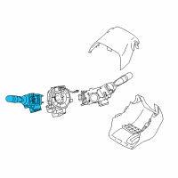 OEM 2012 Toyota Prius C Headlamp Switch Diagram - 84140-47151