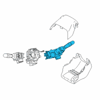 OEM 2016 Toyota Prius V Wiper Switch Diagram - 84652-47100