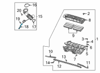 OEM Ram 1500 PCV Diagram - 53011328AC