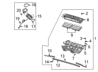 OEM Dodge Durango Sensor-Air Pressure Diagram - 5038851AB