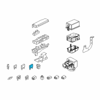 OEM 2010 Ford Transit Connect Maxi Fuse Diagram - 7T4Z-14526-C