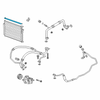 OEM Chevrolet Captiva Sport Condenser Upper Seal Diagram - 96805601