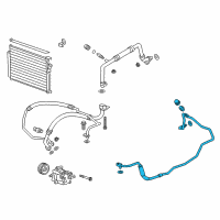 OEM 2013 Chevrolet Captiva Sport AC Tube Diagram - 23251804