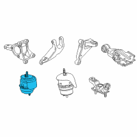 OEM 2012 Chevrolet Impala Rear Mount Diagram - 22946377